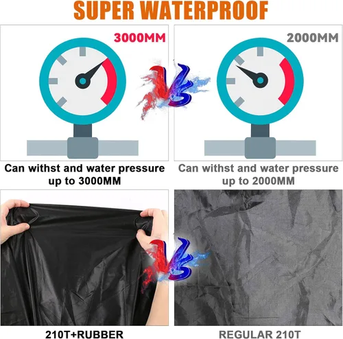 Vista 3 de Funda para coche impermeable para todo tipo de clima, compatible con VW Bus T1 T2 T3 de 1950-1992, Volkswagen Vanagon, funda completa para coche
