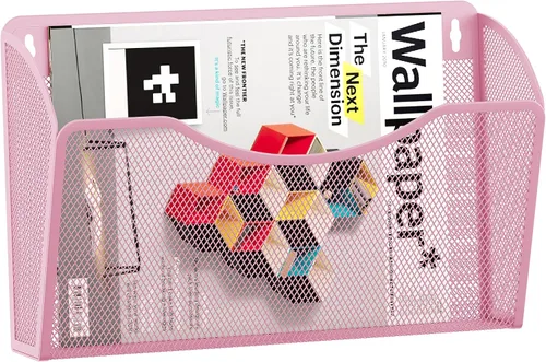 Vista 17 de EasyPAG Mesh Collection organizador de archivos y cartas para montar en pared, Negro