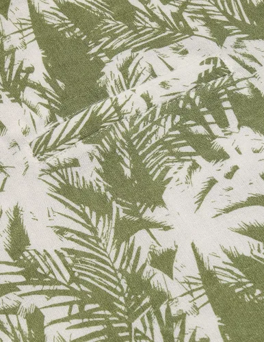 Vista 5 de Coofandy - Camisas casuales de lino para hombre, de manga corta, con botones, para verano y playa