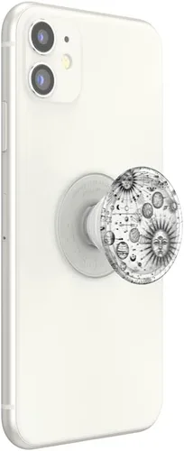 Vista 2 de PopSockets - Agarre para teléfono con soporte expandible, agarre adhesivo, sol cósmico