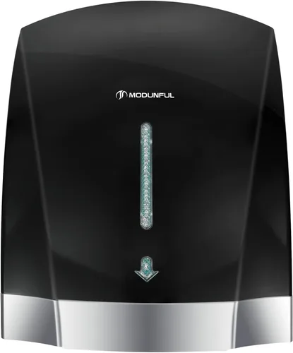 Vista 12 de modunful Secadores de manos compactos para baños, secador de manos turbo comercial de 110 V con doble flujo de aire y bajo ruido, gris oscuro