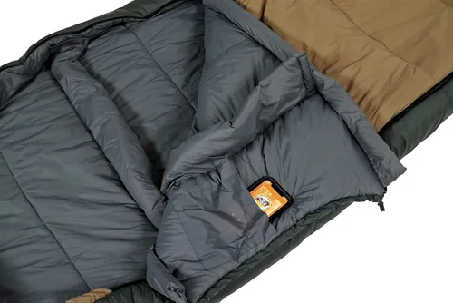 Vista 4 de Kamp-Rite Outfitter - Saco de dormir sintético de 20 grados para camping, caza, pesca, senderismo, 3 estaciones, saco de dormir de compresión