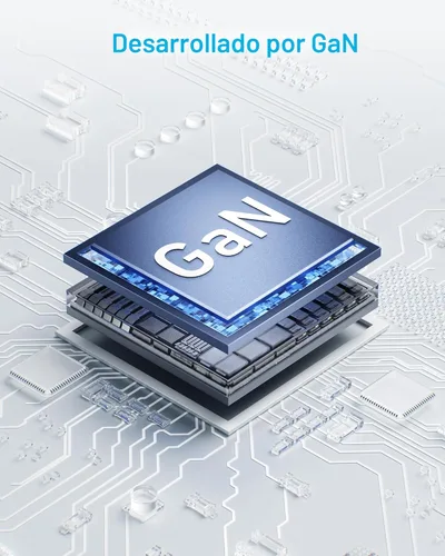 Vista 5 de Cargador de escritorio Anker, cargador USB C de carga rápida, estación de carga de 6 puertos con 112W máx, para iPhone 17, iPad, MacBook, Samsung