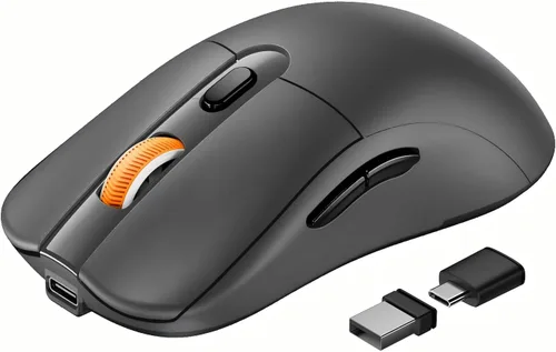 Vista 8 de ProtoArc Mouse inalámbrico Bluetooth para MacBook Pro/Air, mouse USB C, EM15 recargable compacto portátil para laptop, iPad, tableta, Chromebook