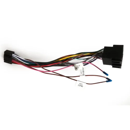 Vista 6 de Hikity Arnés de cableado de 16 pines Adaptador ISO para radio de coche Android Universal ISO Estándar Conector de radio hembra con cables de control