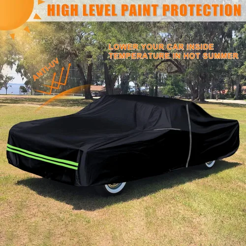 Vista 4 de Cubierta impermeable para coche compatible con Chevrolet Impala/Bel Air/Biscayne 1958-1970 2/4 puertas sedán/coupé/hardtop 210T, cubiertas clásicas