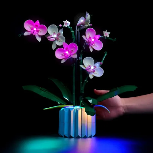 Vista 9 de BrickBling Solo Luz, Compatible con Lego 10311 Orquídea, Kit de Iluminación LED Compatible con Orquídea 10311 (Solo Luces, No Viene con Modelo)