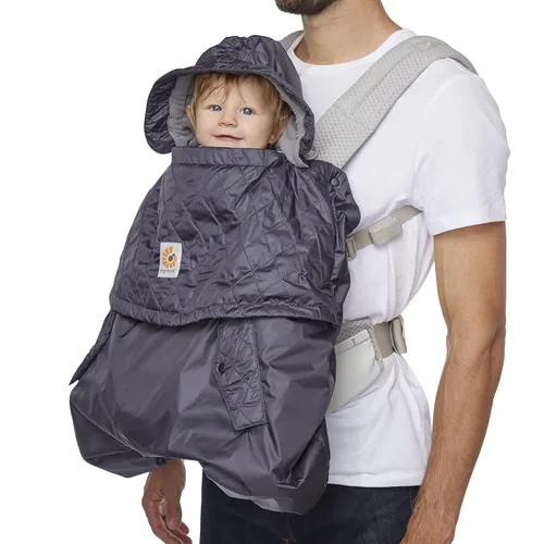 Ergobaby Funda portabebés resistente a todo tipo de clima, color carbón