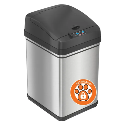 Vista 12 de iTouchless - Basurero de cocina con sensor automático con capacidad de 13 galones y filtro de olor