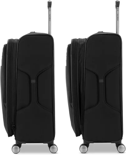 Vista 7 de Samsonite Ascella 3.0 Softside - Maleta expandible con ruedas giratorias, Sapphire Blue, Ascella 3.0 Softside - Maleta expandible con ruedas