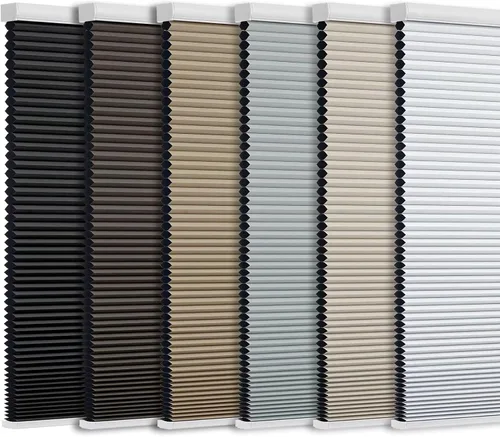 Vista 8 de Changshade Persianas celulares opacas sin cordón para ventanas de interior, oscurecimiento de panal de 1.5 pulgadas, aislamiento térmico