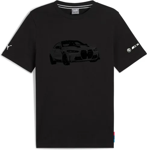 Vista 13 de PUMA Hombres BMW MMS Essentials Motorsport Tee Casual Tops Casual - Negro