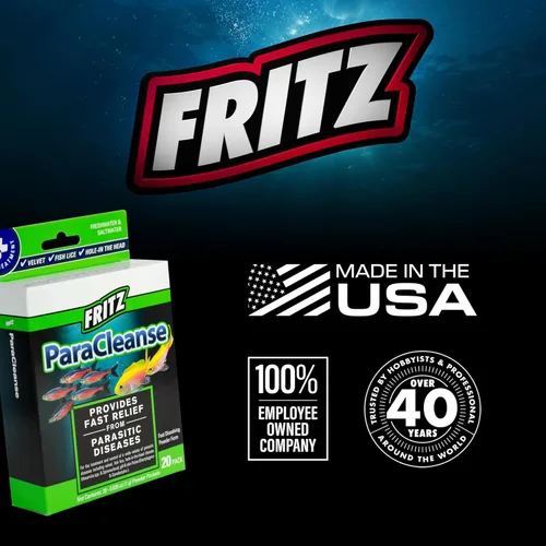Vista 7 de Fritz Aquatics ParaCleanse proporciona un alivio rápido de enfermedades parasitarias (20 unidades)