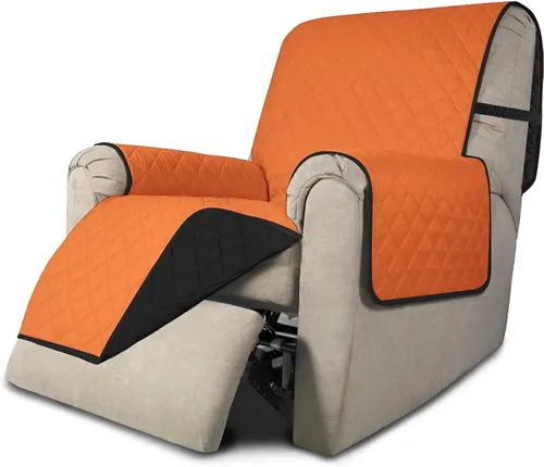 Vista 1013 de Easy-Going - Funda reversible para sofá reclinable, resistente al agua, protector de muebles con correas elásticas, para mascotas y niños