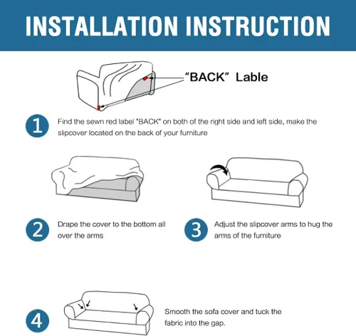 Vista 7 de H.VERSAILTEX Fundas de Sofá de Terciopelo Elástico Fundas de Sofá Grande Fundas de Sofá Protector de Muebles Suave con Fondo Elástico