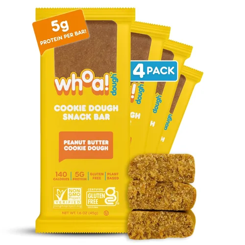 Vista 33 de Whoa Dough Masa Lista para Hornear de Galletas Sabor Brownie – Certificada Sin OGM, Kosher, Sin Gluten – Masa para Snack a Base de Plantas Hecha