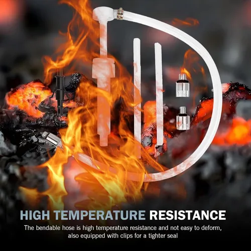 Vista 3 de Kit de bomba de fluido de transmisión, bomba de succión de aceite de tipo empuje de 8 cc y transferencia de fluidos con adaptador de tercera mano