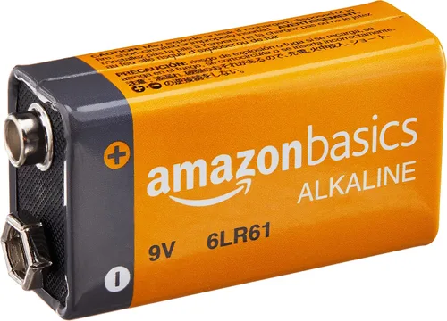Vista 3 de Tienda Basics Paquete de 12 unidades de baterías alcalinas multiusos de 9 voltios de rendimiento 5 años de vida útil paquete económico fácil de abrir