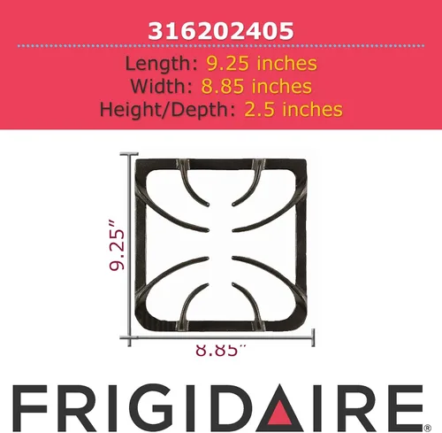 Vista 4 de GENUINE Frigidaire 316202405 - Rejilla para quemador/estufa/horno