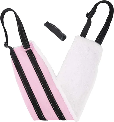 Vista 7 de voopet Eslinga para perro, ayuda a levantar las piernas, arnés portátil de soporte de cadera para ayudar a los perros para ayuda canina, arnés