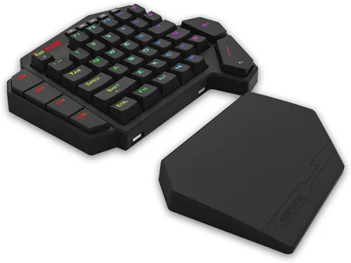Vista 9 de Redragon K585 HE Rapid Trigger Teclado para juegos, teclado mecánico con cable de una sola mano de 8K con interruptor magnético sedoso UltraMag 100%