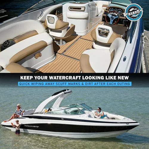 Vista 2 de WAVESRX Marine Scuff and Dirt Eraser Sponges for Boats, Jet Ski & PWC Magic Cleaning Pads Effortlessly Remove Deck Marks, Scratches, Black Streaks