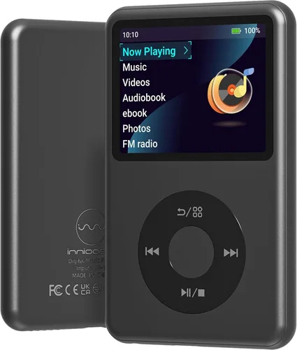 Reproductor de MP3 de 1 TB con Bluetooth Y1 Reproductores digitales de música portátil Soporta lista de reproducción Audiolibro Video Bonito Gadget