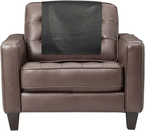 Vista 5 de D DOLLY LAMB Funda de cuero para reposacabezas de silla reclinable, sofá, sofá biplaza, protector de muebles, funda para asiento de teatro, funda