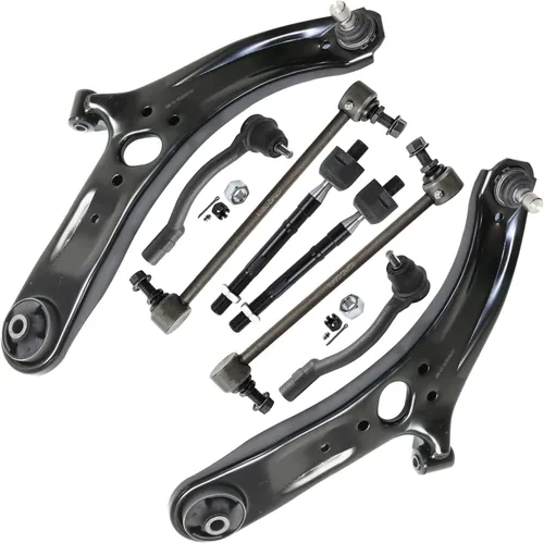 Vista 12 de Detroit Axle - Kit de 8 piezas para Chevy GMC Silverado Sierra Suburban 1500 Yukon Cadillac Escalade 2 brazos de control superior, 2 barras