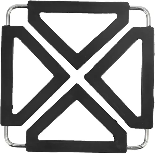 Alfombrilla de silicona de acero inoxidable para ollas calientes, posavasos antideslizantes, aislamiento térmico, plegable, mantel individual para