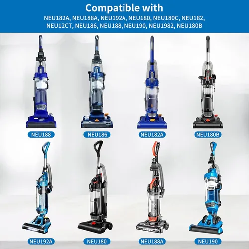 Vista 2 de KEEPOW Filtros de vacío para Eureka, filtros de vacío de velocidad de potencia de repuesto para aspiradora vertical sin bolsa Eureka NEU182A