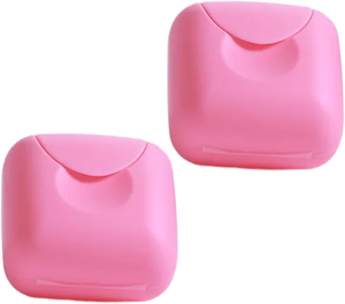 Caja de embalaje 2pcs Caja de almacenamiento Soporte plegable Contenedor de plástico Bolsa portátil Caja de almacenamiento para caja para tazas