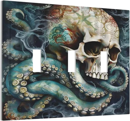 Vista 109 de Cubiertas decorativas para placa de interruptor, bandera estadounidense, receptáculo de 1 banda, placa de pared dúplex, cubierta de interruptor