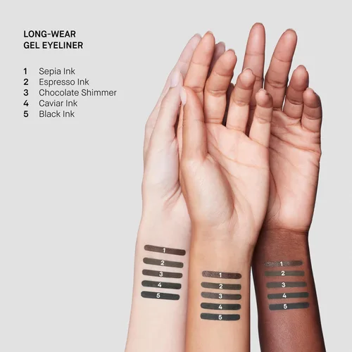 Vista 7 de Bobbi Brown Long-Wear Gel Eyeliner Precise Smudge-Proof & Waterproof Eyeliner for 8-Hour Wear, 0.1 Ounce