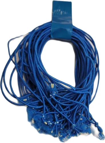 Vista 9 de Cuerdas elásticas gourmet; 6 pulgadas blancas resistentes; bolsa a granel de 3,000 lazos (75 paquetes de 40/paquete) (3000, blanco)