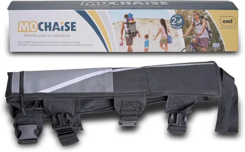 Vista 7 de Bolsa de transporte para silla plegable, mochila grande para silla de playa, accesorios de playa imprescindibles, bolsa de transporte para silla