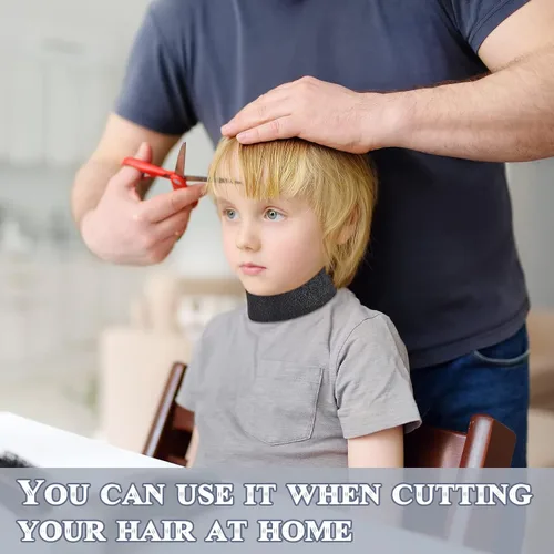 Vista 5 de 1000 unidades de 10 rollos de tiras desechables negras para el cuello de peluquero, tiras negras para el cuello de peluquería desechables, borde