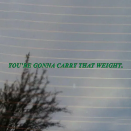 Vista 11 de Cosplay & Fan Gear You're Gonna Carry That Weight - Calcomanía de vinilo de anime (negro)