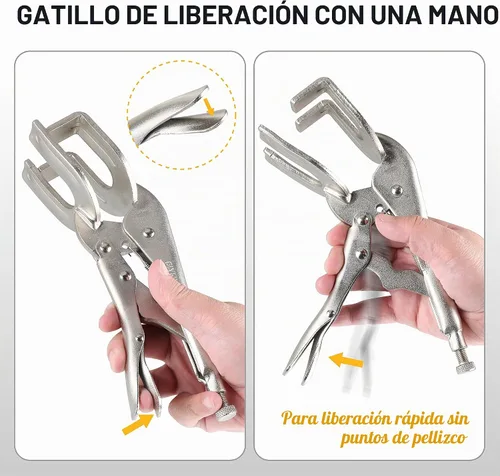 Vista 5 de Olympia Tools ALICATES DE BLOQUEO DE 9" Y ABRAZADERA DE SOLDADURA, 11-409