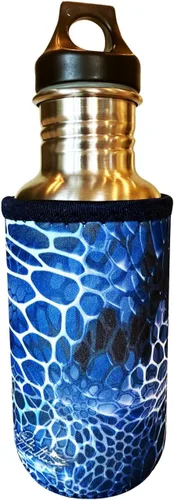 Vista 60 de Funda de neopreno para botella de agua Koverz, funda de neopreno, se ajusta a botellas de agua de 24-30 oz, lavable y reutilizable, tamaño grande