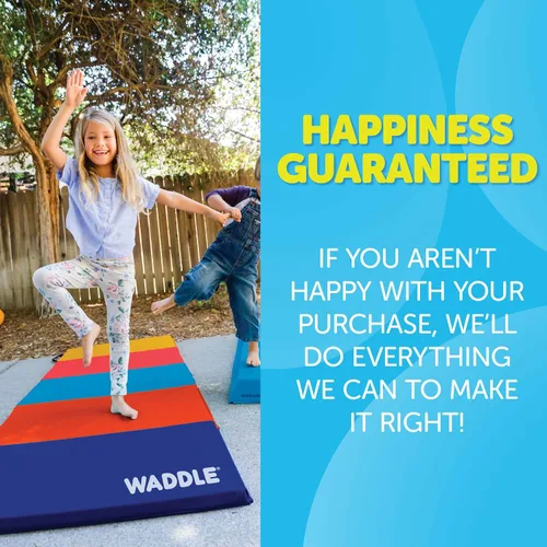 Vista 7 de WADDLE Colchoneta para gimnasia infantil, entrenamiento, ejercicio en casa