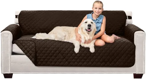 Vista 135 de Sofa Shield - Funda para sillón reclinable con correa patentada, protector de cojín, funda reversible diseñada en EE. UU. resistente a manchas