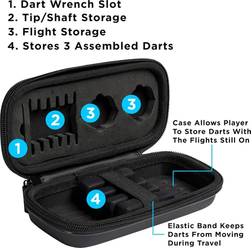 Vista 7 de Viper Pitbull 90% Tungsteno Dardos de Punta Suave, 18 Gramos