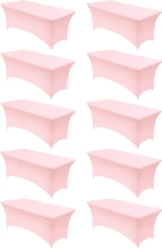 Vista 67 de Utopia Kitchen Mantel rectangular de spándex de 4 pies [1 unidad, negro] 200 GSM elástico, ajustado, lavable y resistente a las arrugas, cubierta