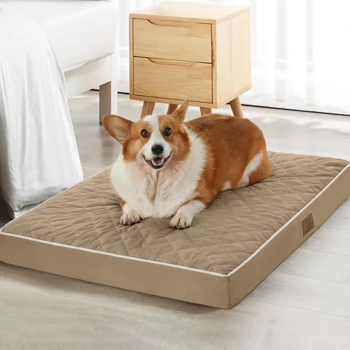 Vista 11 de WNPETHOME Camas ortopédicas XL para perros grandes, impermeables, extra grandes, con funda extraíble y lavable, cama para jaula de perro