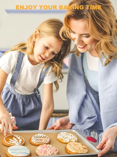 Vista 4 de SMARTAKE 200 hojas de papel pergamino para hornear de 12 x 16 pulgadas con SMARTAKE 200 hojas de papel pergamino de 9 x 13 pulgadas, para hornear