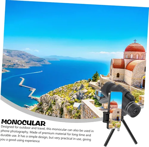 Vista 2 de Hemobllo 3 Sets Spotting Telescope Spyglass for Adults monocular with Tripod high Outdoor monocular Hand held telescopes for Adults monoculars