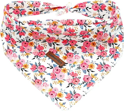Vista 39 de Lionheart glory Bandana de Halloween para perros 1 paquete Bufanda suave lavable para perros, pañuelo cuadrado ajustable para perros pequeños