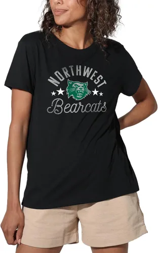 Vista 40 de Colección oficial de camisetas sueltas para mujer, color negro Bob Jones Bruins
