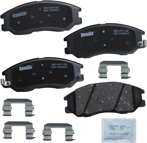 Vista 267 de Bendix Pastillas de freno delanteras de cerámica Priority1 CFC465AK2 para Acura EL 2005-1997, Honda Civic 2011-1996, Insight 2014-2010